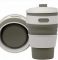 Складная силиконовая чашка Collapsible 350 мл Серо-голубой