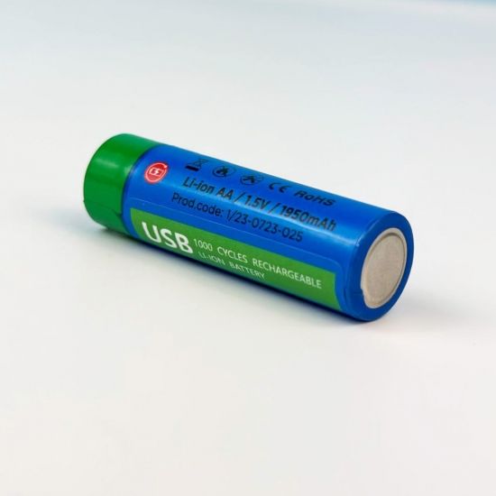 Вічна акумуляторна батарея АА Type-C 1950mAh 1.2V (заряджається від USB) 1шт