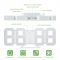 Светодиодные цифровые часы White оclock (зеленые цифры)