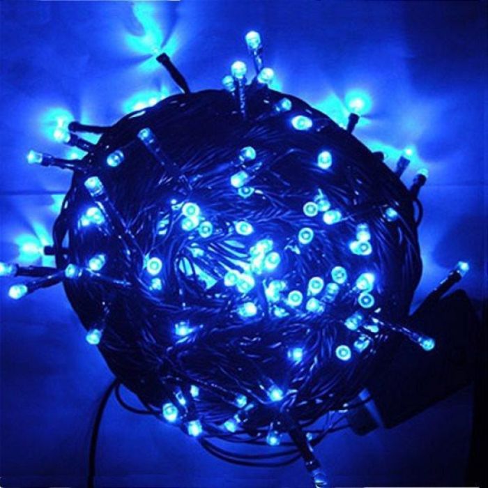 Гірлянда світлодіодна 300 LED, чорний шнур (синій)