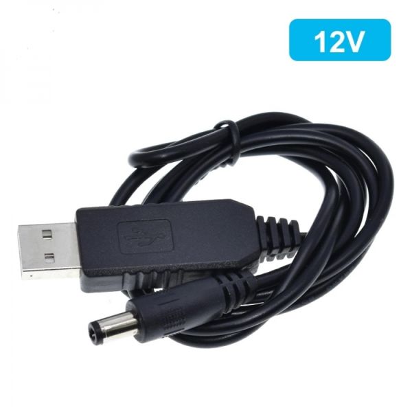 Кабель USB DC 12V для живлення роутера від Power Bank