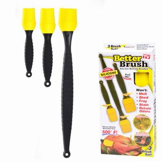 Пензлики силікон 3шт Better brush