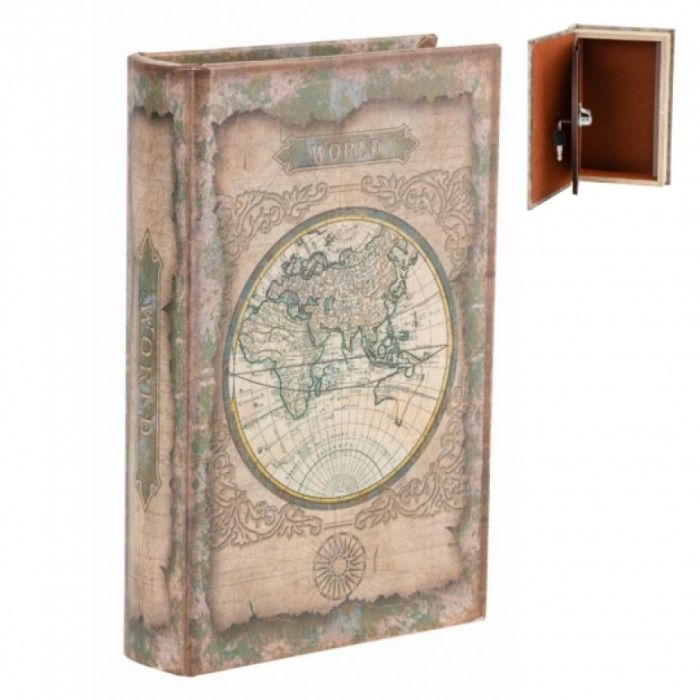 Книга сейф Карта древнего мира 26 см