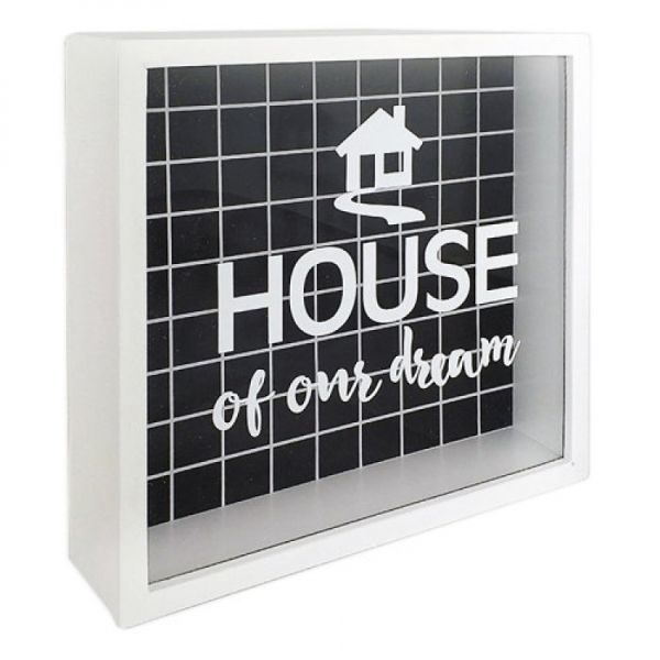 Деревяна скарбничка для грошей House of our dream