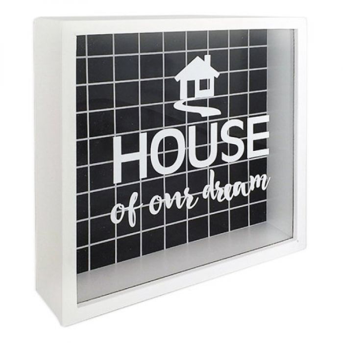 Деревяна скарбничка для грошей House of our dream