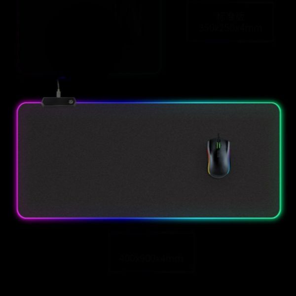 Килимок для мишки GMS WT-5 з RGB підсвічуванням від USB (80*30*0,4 см)