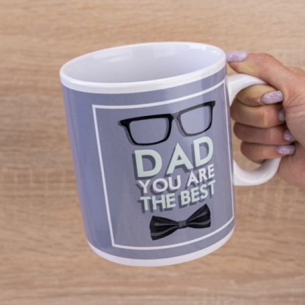 Чашка велетень Dad you are the best Великий тато 1000мл
