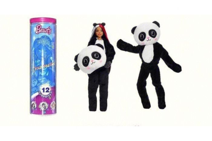 Лялька Beauty змінює колір у воді у костюмі Панди Cutie Reveal Doll 