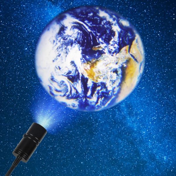 Лазерний нічник-проектор Земля від USB