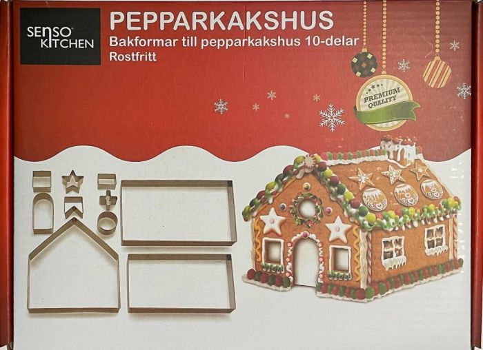 Набір форм для пряничного будиночка 3D cookie cutter set