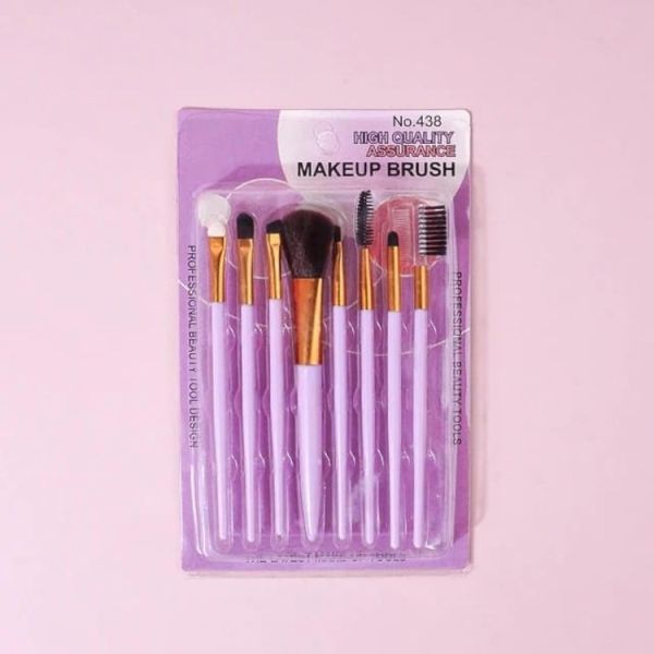 Набір пензлів для макіяжу Pink 8 шт