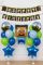 Набор воздушных шаров 18 шт для оформления Дня рождения в стиле Minecraft