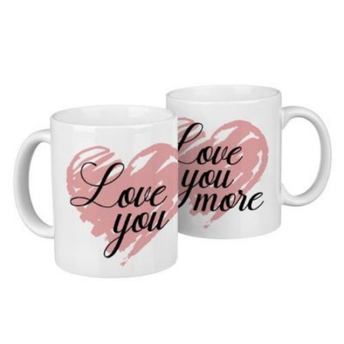Парні чашки Love You & Love You More 