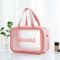 Прозора сумка-косметичка з ручками Washbag Pink 25см