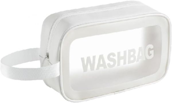 Прозора сумка-косметичка Washbag White 20см