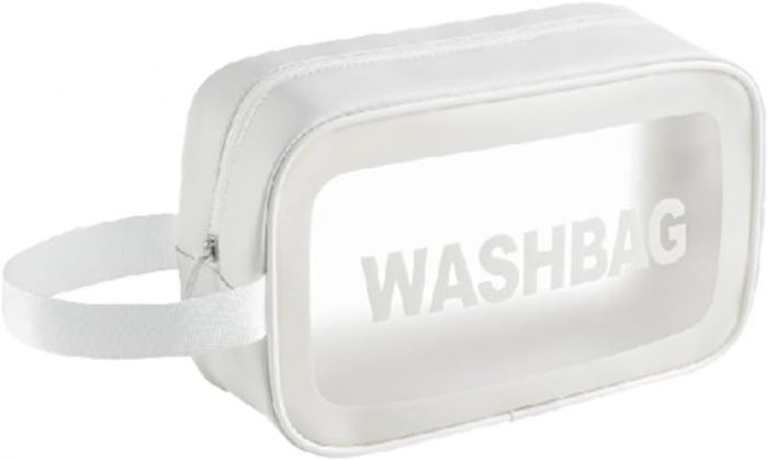 Прозора сумка-косметичка Washbag White 20см