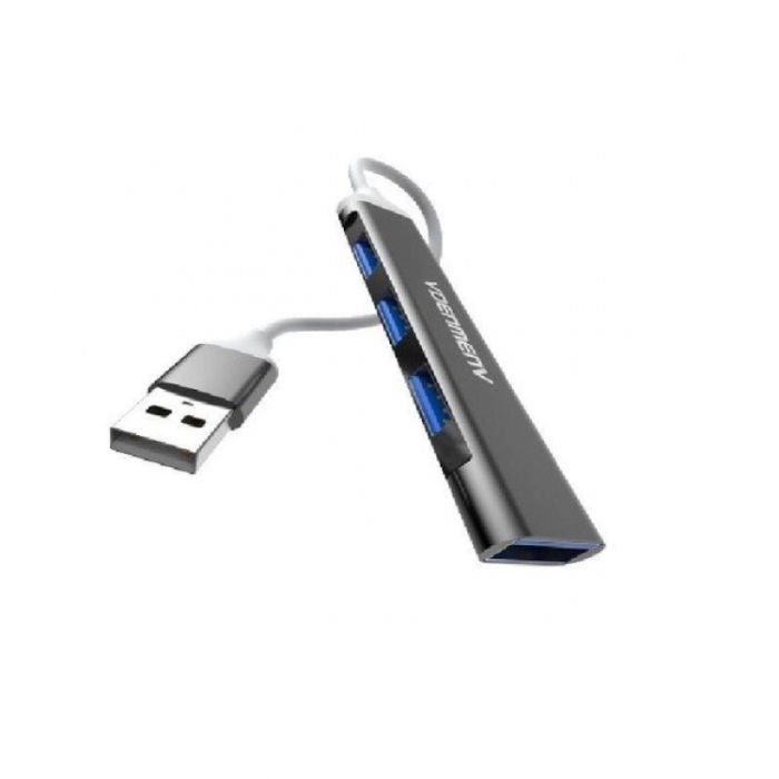 Розгалужувач USB 3.0 хаб 4 порти Black