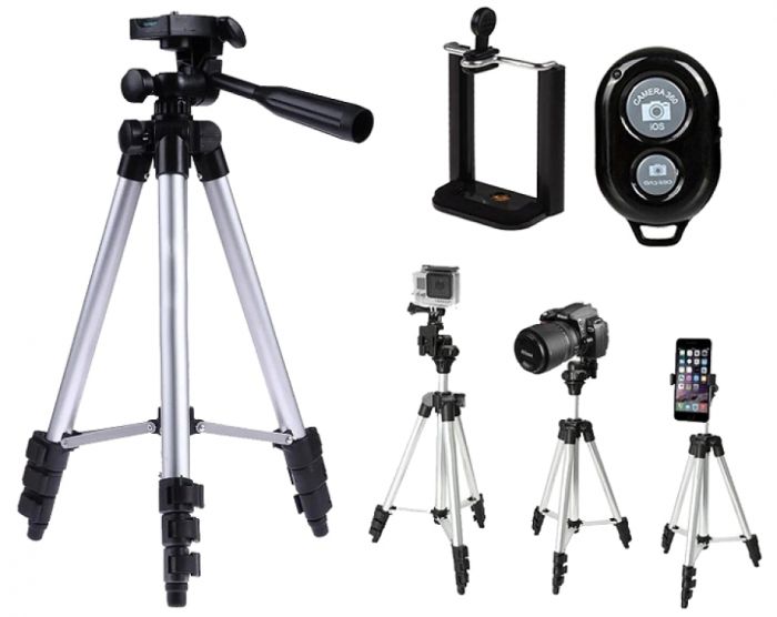 Штатив Трипод TRIPOD Телефони Камери Фотоапарата з Bluetooth Кнопкою DK-3888