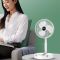 Складаний вентилятор аккумуляторний на ніжці Telescopic Folding Fan з USB зарядкою