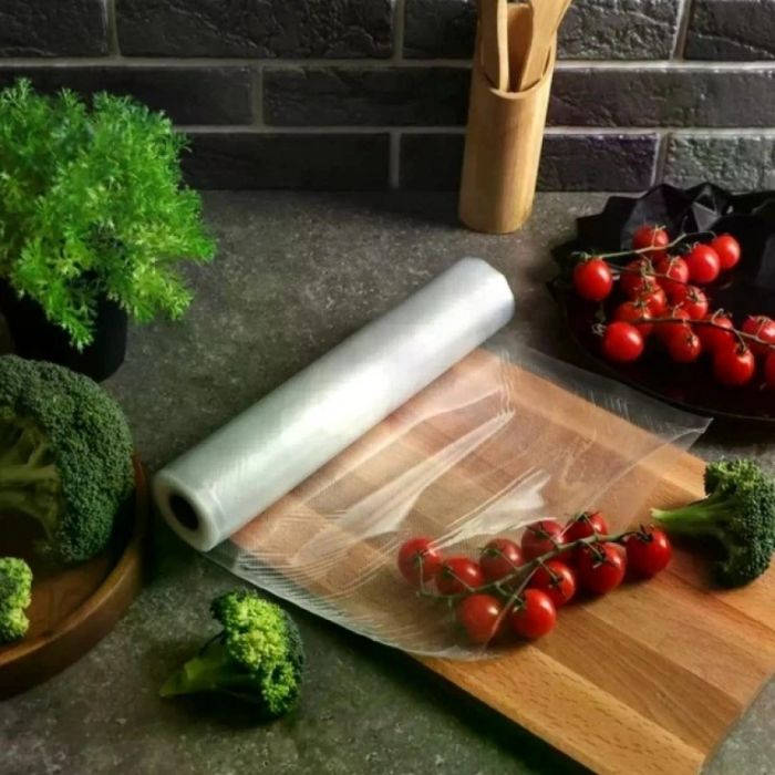 Вакуумні пакети у рулоні шириною 20см для вакууматора 5м довжина