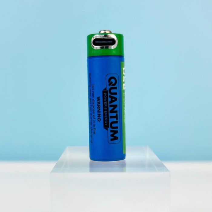 Вічна акумуляторна батарея АА Type-C 1950mAh 1.2V (заряджається від USB) 1шт